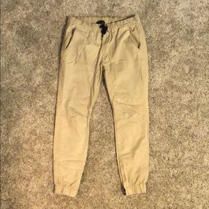 Light khaki joggers